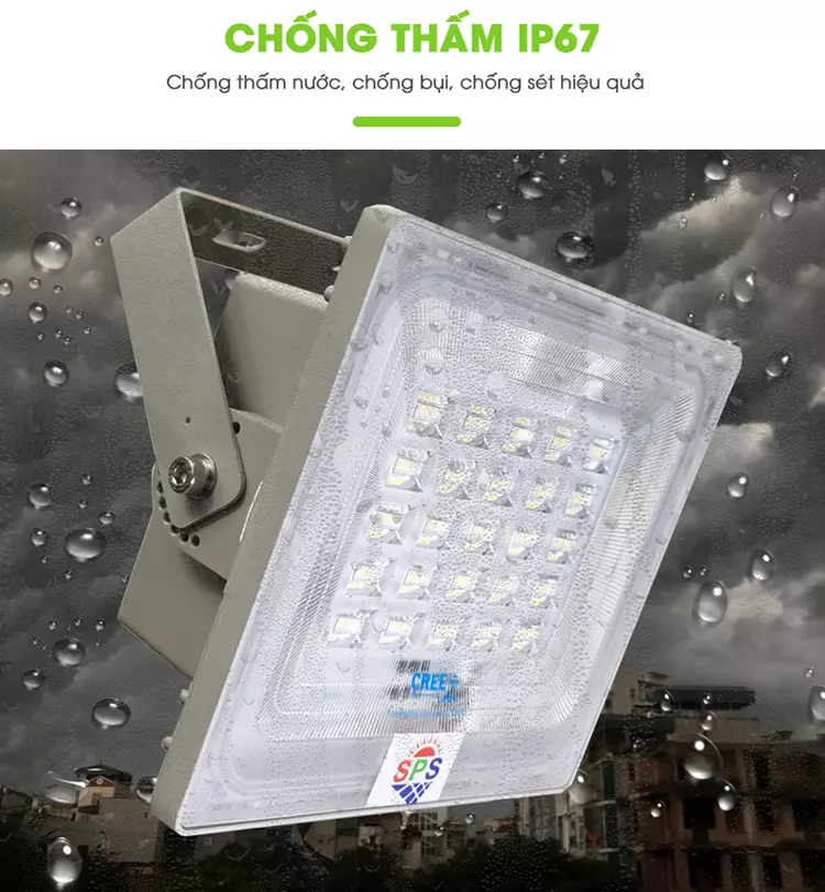 Đèn 300W Năng Lượng Mặt Trời BẢO HÀNH 5 NĂM Chống Nước Cao Cấp SPS Tuổi Thọ 12 Năm