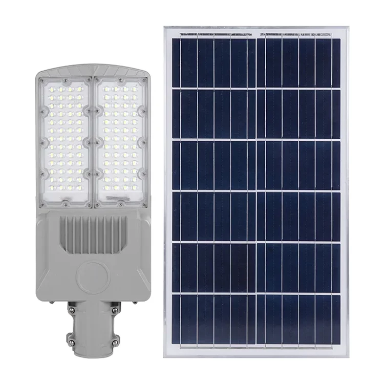Đèn Đường 300W Năng Lượng Mặt Trời Chip Led 5050 - Đèn Bàn Chải 2 mặt chiếu sáng góc rộng giá rẻ