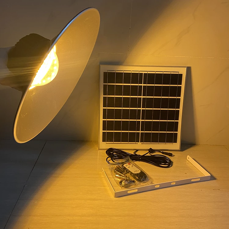 Đèn High Bay 100W - Đèn Treo Có Choá Năng Lượng Mặt Trời 100W