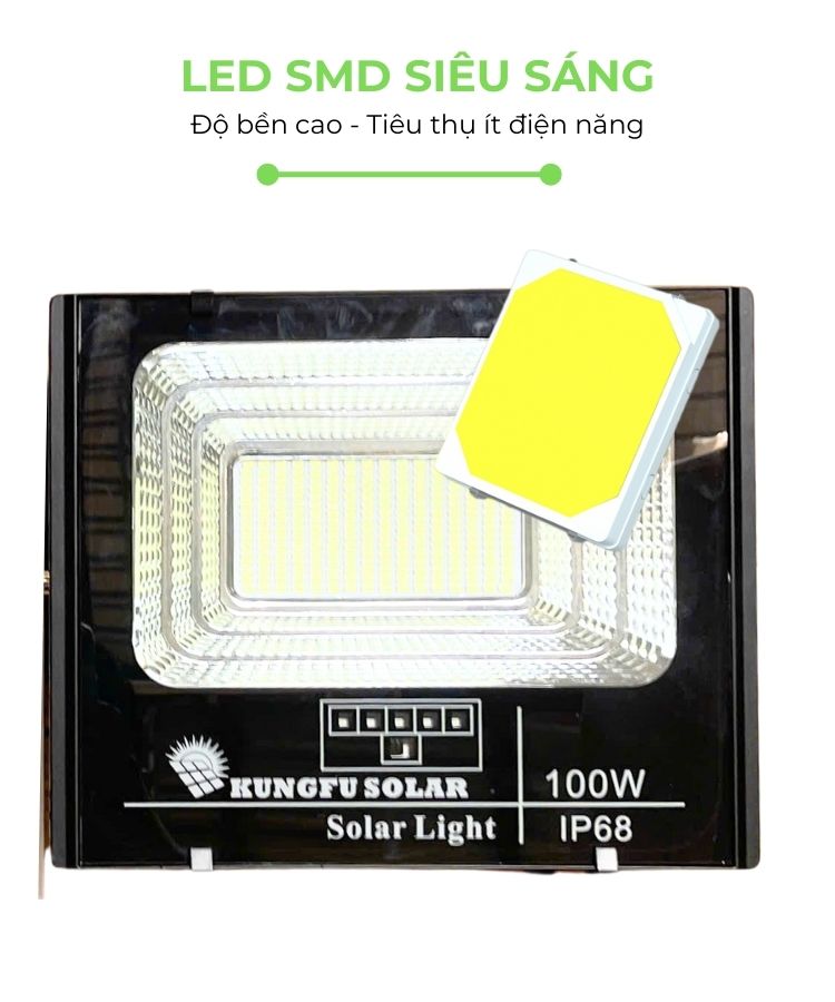 Đèn năng lượng mặt trời 100W