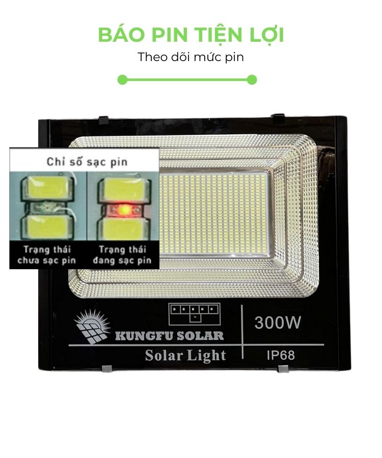 Đèn năng lượng mặt trời 300W