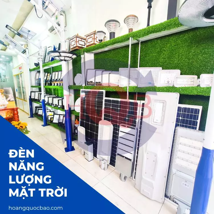 đèn năng lượng mặt trời Hoàng Quốc Bảo showroom