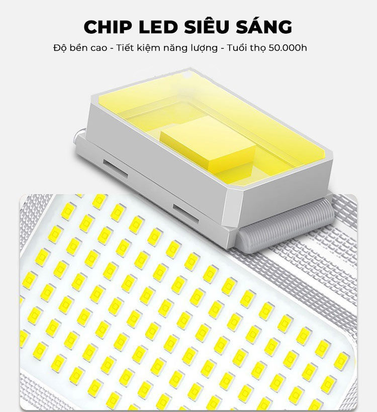 Đèn UFO 800W Năng Lượng Mặt Trời Sân Vườn Solar Light 800W KUNGFU SOLAR