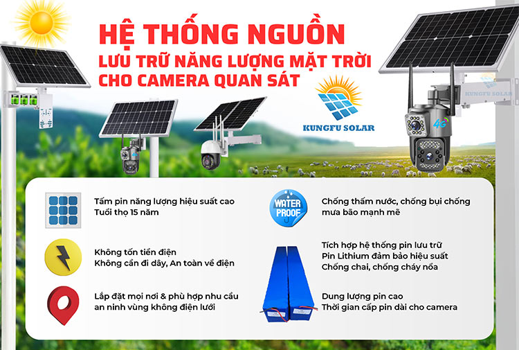 Hệ thống nguồn lưu trữ năng lượng mặt trời