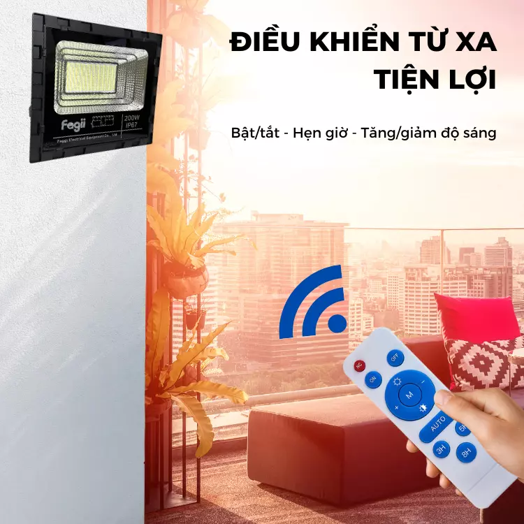 Đèn 200W Năng Lượng Mặt Trời Giá Rẻ - MUA 2 TẶNG 1 ĐÈN CÙNG LOẠI