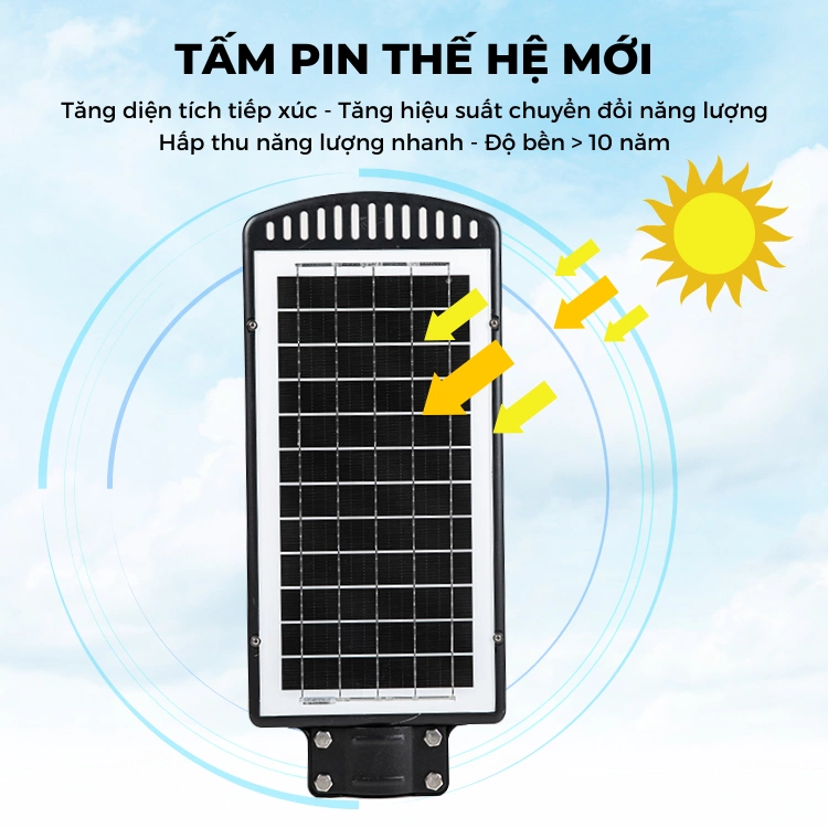 Đèn Đường 100W Năng Lượng Mặt Trời Liền Thể Giá Rẻ - MUA 2 TẶNG 1 ĐÈN CÙNG LOẠI