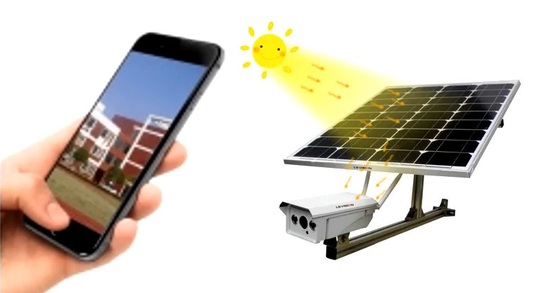 Camera dùng năng lượng mặt trời có khe gắn sim 4g và thẻ nhớ,phần mềm - 2
