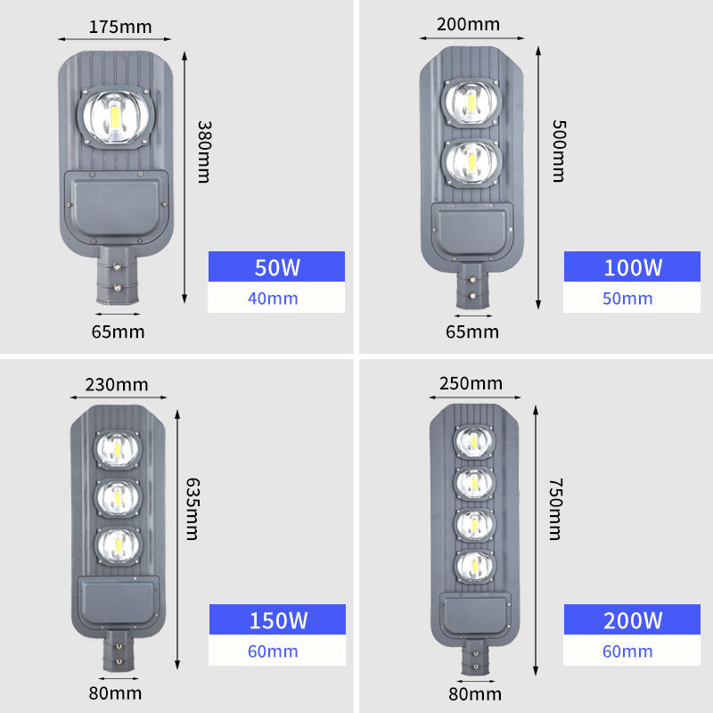 Đèn đường led chiếc lá PD 100W