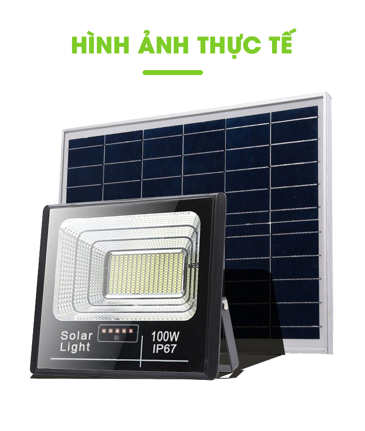 ĐÈN 100W NĂNG LƯỢNG MẶT TRỜI