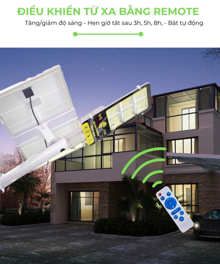 Sử dụng với điều khiển từ xa thuận lợi