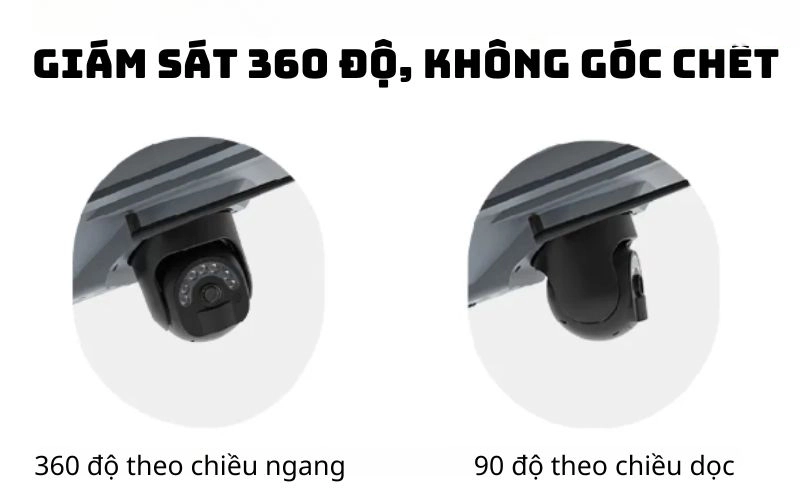 Đèn năng lượng mặt trời Camera 1200W
