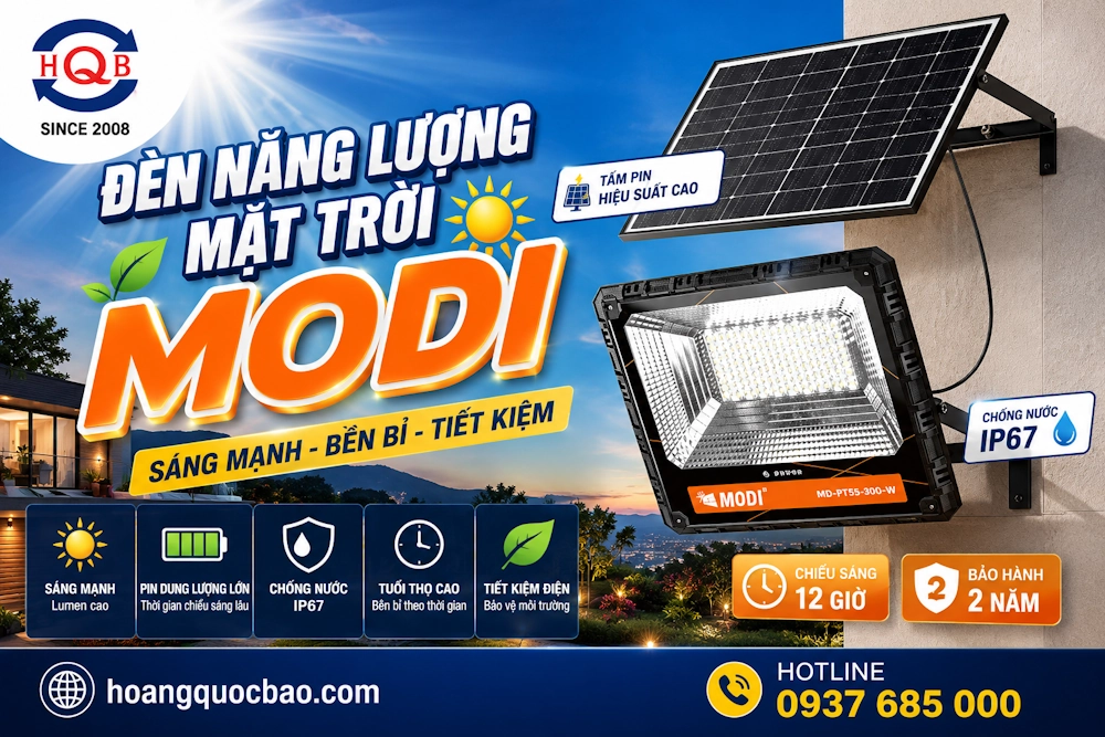 Đèn năng lượng mặt trời Modi