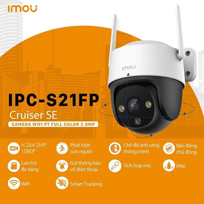 IPC-S21FAP Camera IP PT Full Color 2.0MP