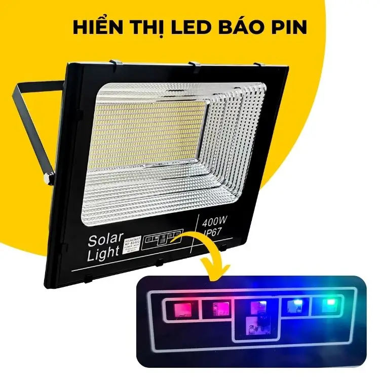 Đèn 400W Năng Lượng Mặt Trời KUNGFU SOLAR KF - 83400