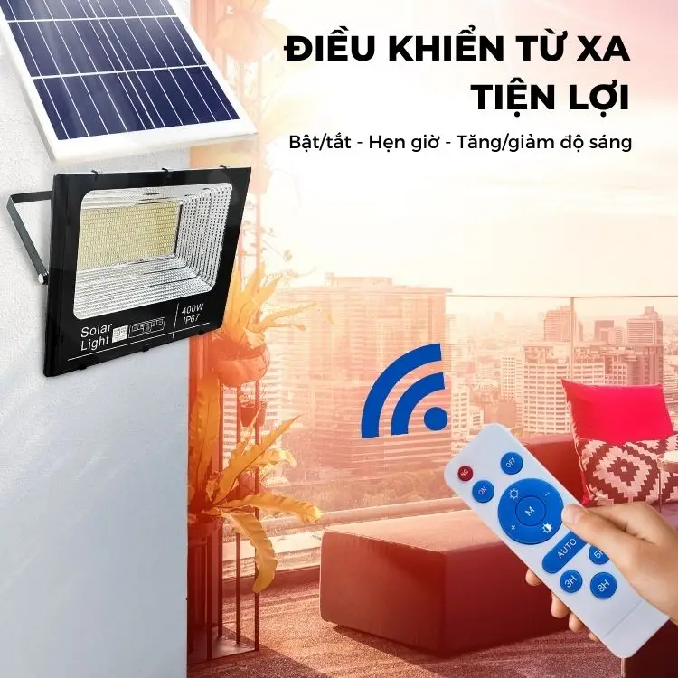 Đèn 400W Năng Lượng Mặt Trời KUNGFU SOLAR KF - 83400