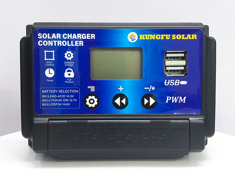 Bộ điều khiển sạc năng lượng mặt trời PWM 30A KUNGFU SOLAR