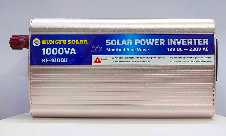 Bộ Kích Điện 1000W 12V Sang 220V - Inverter KUNGFU SOLAR KF-1000U