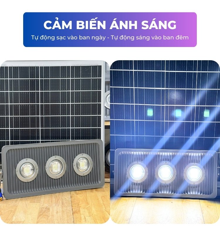 Đèn năng lượng mặt trời sạc nhanh MPPT JD - V900L 