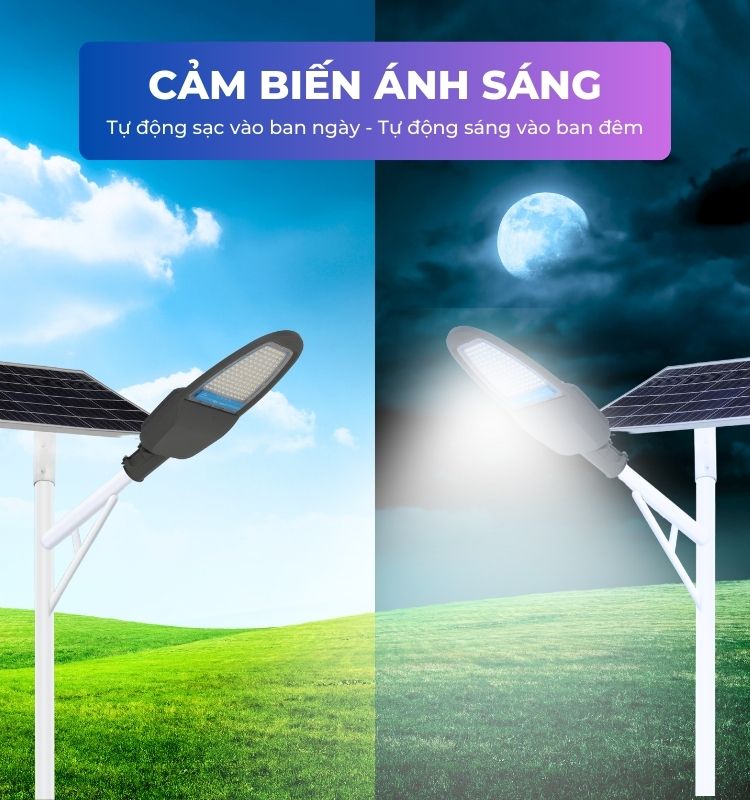 JD 1000VN - Đèn năng lượng mặt trời 1000W siêu sáng
