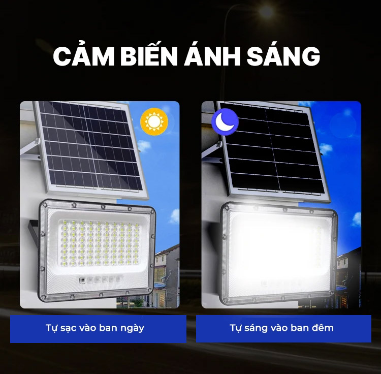 Đèn Pha Năng Lượng Mặt Trời 500W JIDI-VINA JD 7500VN MONO