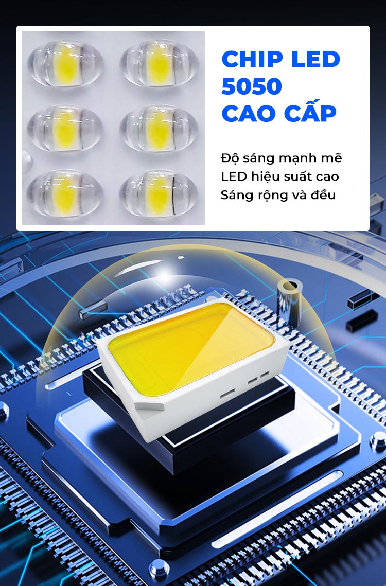Đèn đường 500W năng lượng mặt trời Hybrid AC JIDI-VINA công nghệ mới JD 29500VN