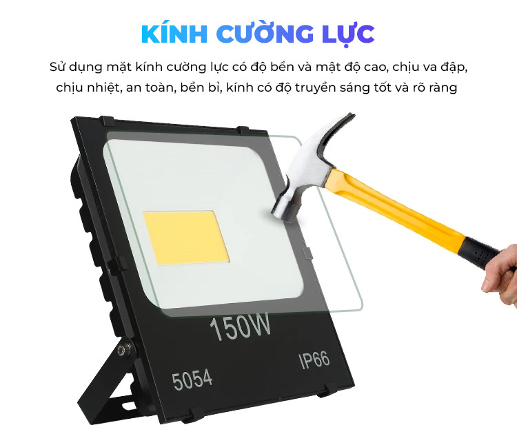 ĐÈN PHA LED 100W COB 5054