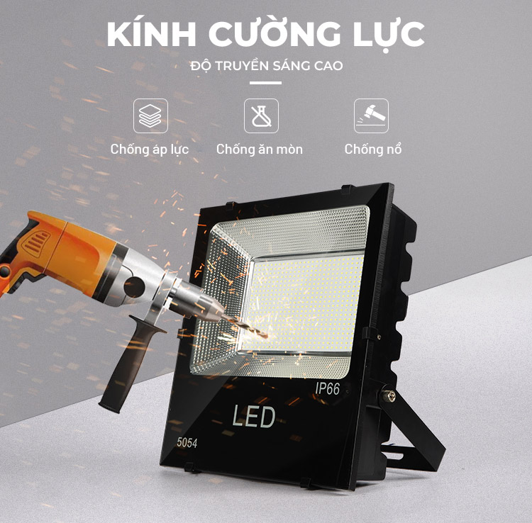 kính cường lực đèn led