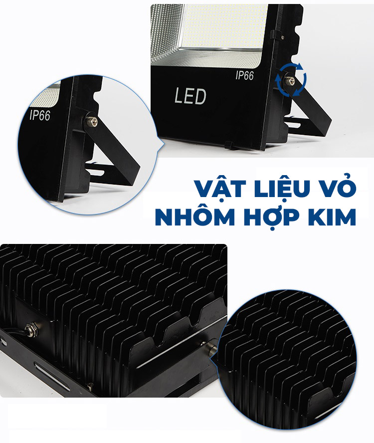 vật liệu vỏ nhôm hợp kim đèn led