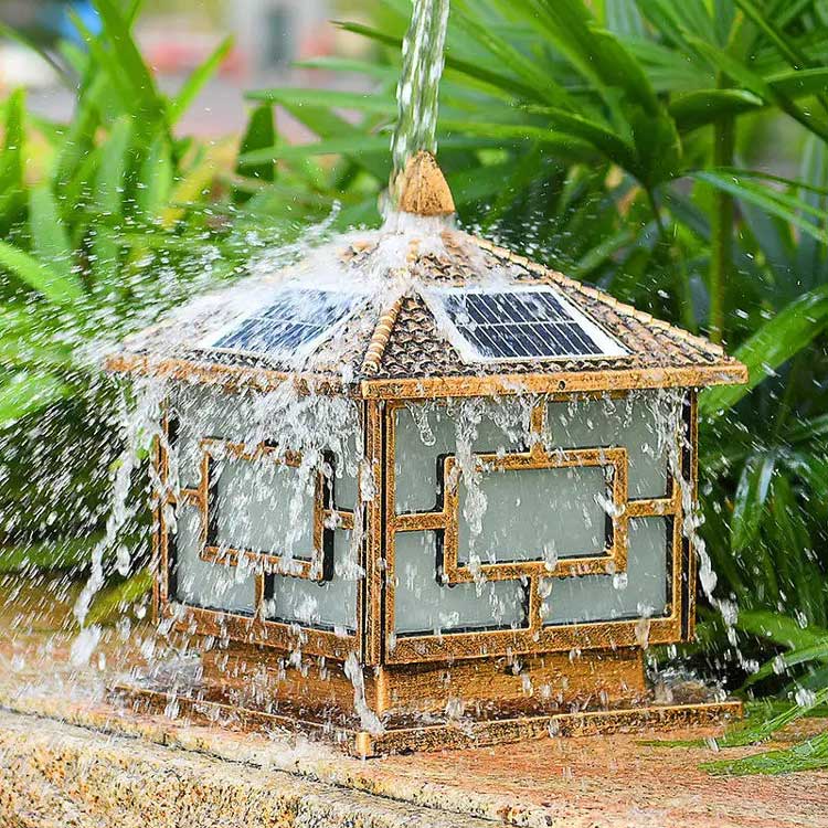 ĐÈN TRỤ CỔNG NĂNG LƯỢNG MẶT TRỜI Màu Vàng