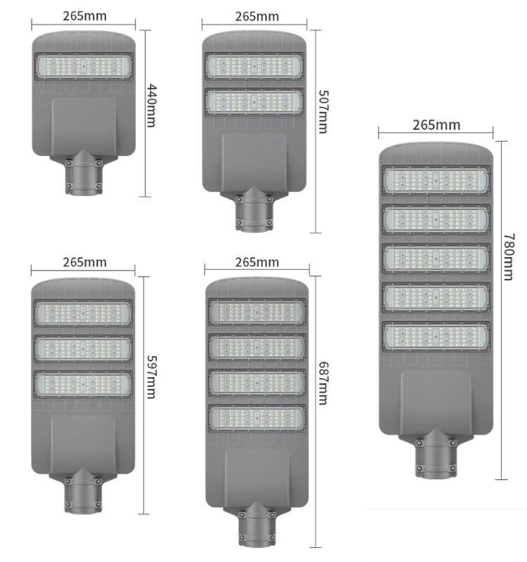 ĐÈN ĐƯỜNG LED 250W MẪU MỚI
