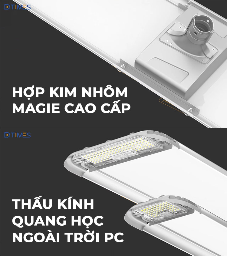 DCTIMES LD-OLF-60W - Đèn đường liền thể 60W năng lượng mặt trời