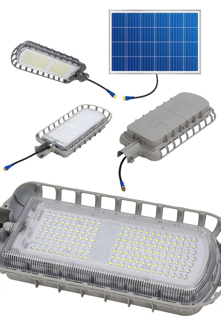 DCTIMES LD-OLK2.0 - Đèn đường 36W tấm pin 80W năng lượng mặt trời