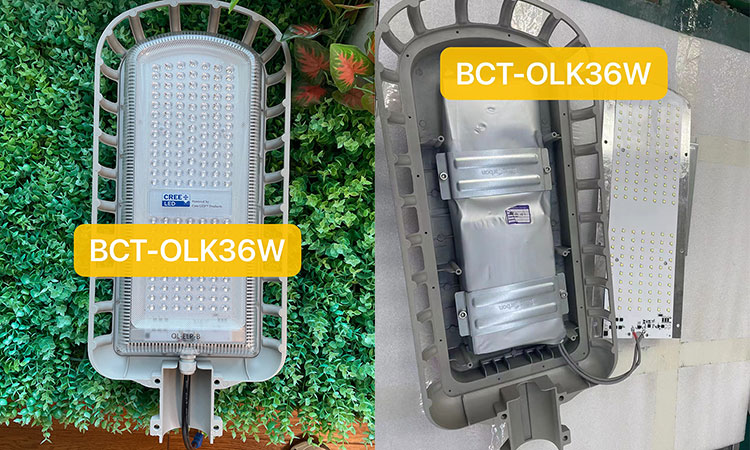 DCTIMES LD-OLK2.0 - Đèn đường 36W tấm pin 80W năng lượng mặt trời