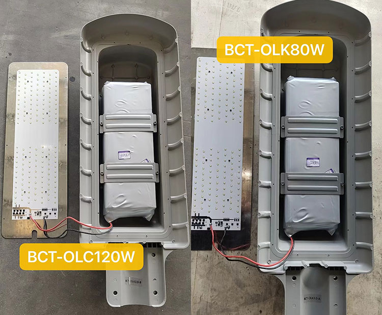 DCTIMES LD-OLK3.0 - Đèn đường 80W tấm pin năng lượng mặt trời