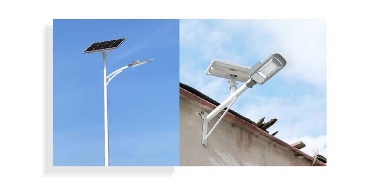 DCTIMES LD-SLG1.0 - Đèn đường 30W tấm pin 80W năng lượng mặt trời