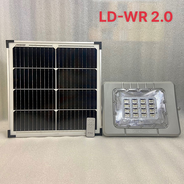 DCTIMES LD-WR2.0 - Đèn pha 100W năng lượng mặt trời