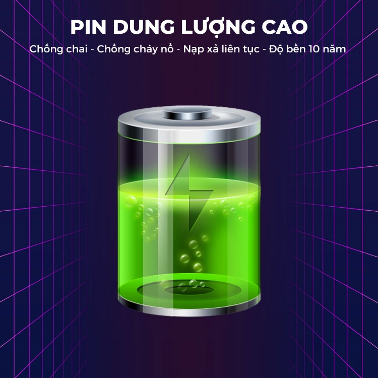 pin lithium dung lượng pin