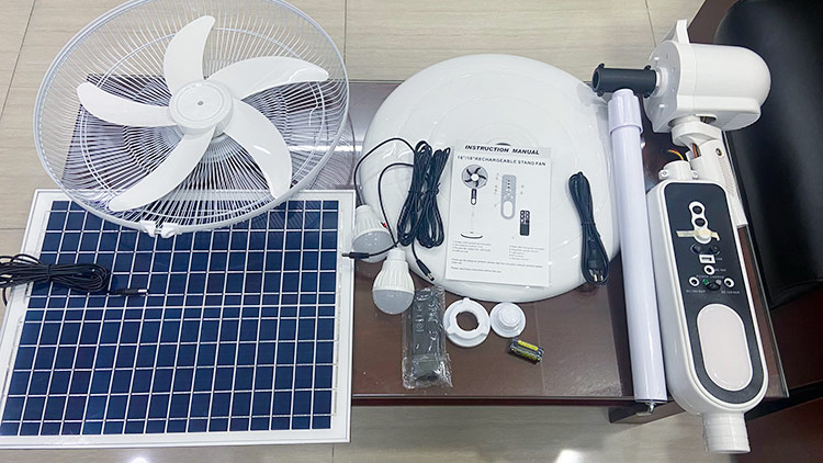 Quạt Năng Lượng Mặt Trời Không Chổi Than SOLAR FAN DC