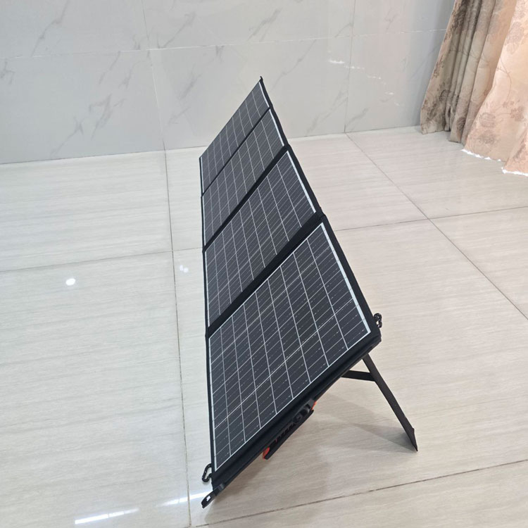 Tấm Pin 100W Năng Lượng Mặt Trời Gấp Gọn 4 tấm - Xách tay du lịch dã ngoại