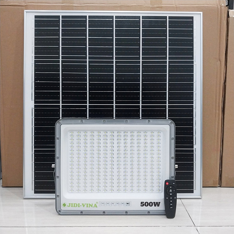 Đèn Pha Năng Lượng Mặt Trời 500W JIDI-VINA JD 7500VN MONO