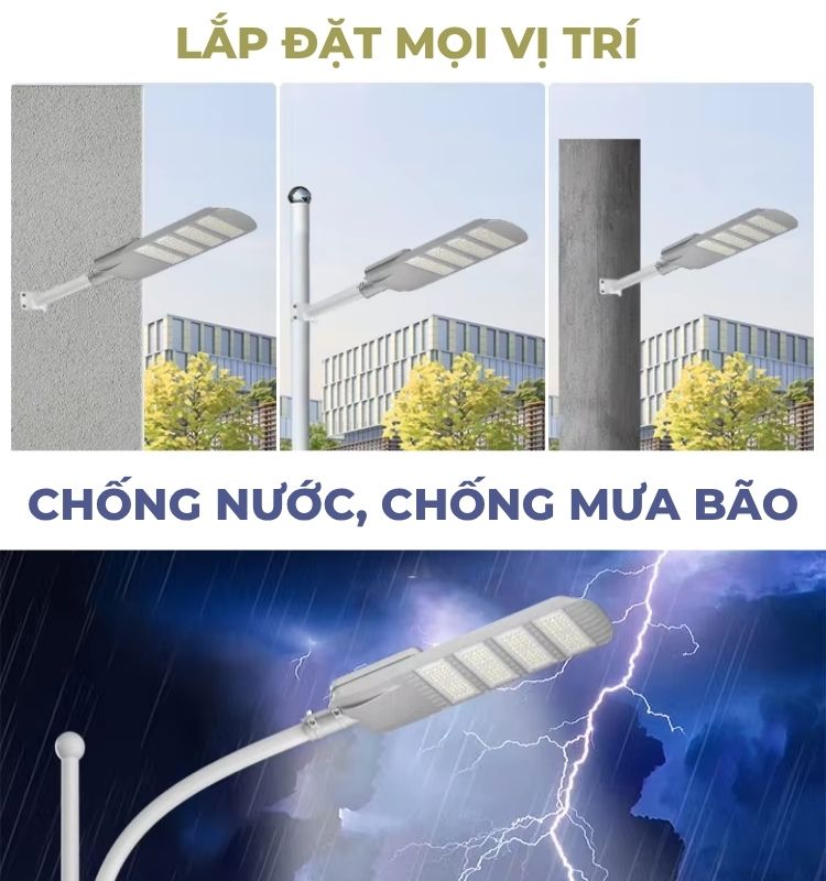 ĐÈN ĐƯỜNG LED 250W MẪU MỚI