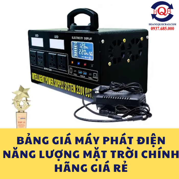Bảng giá máy phát điện năng lượng mặt trời chính hãng giá rẻ (1)