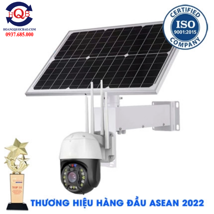 Camera Năng Lượng Mặt Trời 4G 2.0Mp TẤM PIN 30W