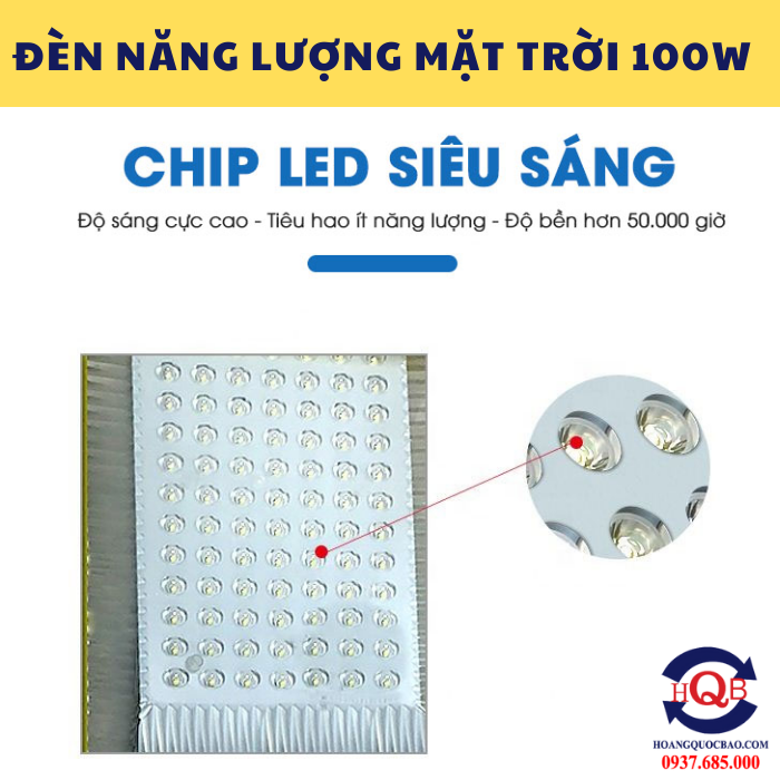 Đèn năng lượng mặt trời 100w - Tiện lợi, an toàn, sử dụng mọi lúc mọi nơi (6)