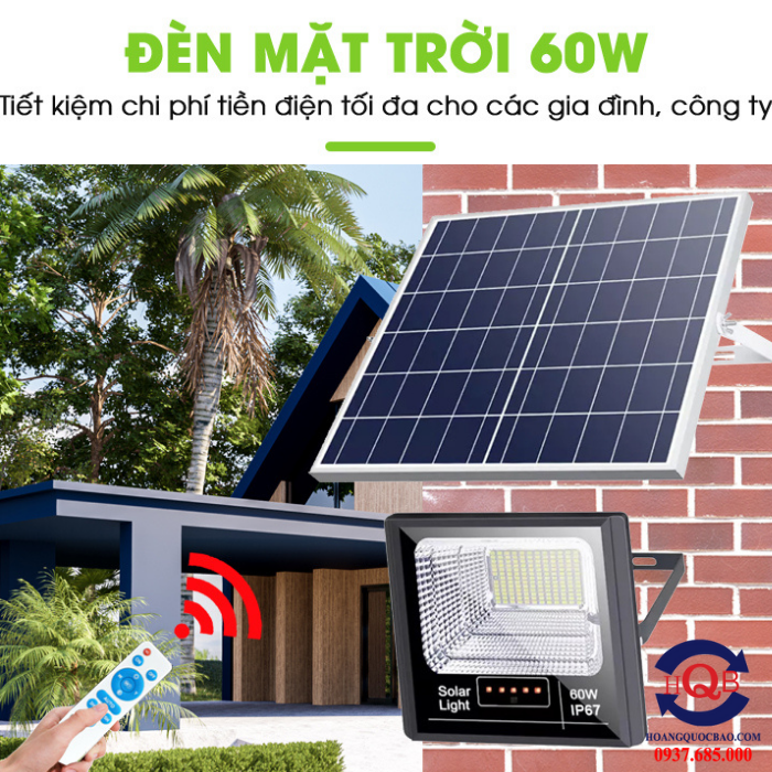 Đèn năng lượng mặt trời 60W KungFu Solar