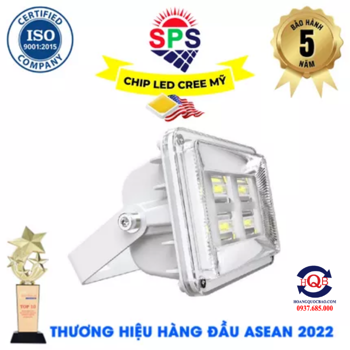 Đèn Năng Lượng Mặt Trời Chống Nước Cao Cấp SPS 50W