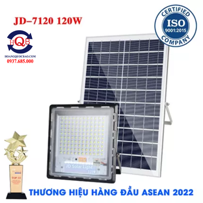 Đèn Năng Lượng Mặt Trời Jindian 120W JD-7120