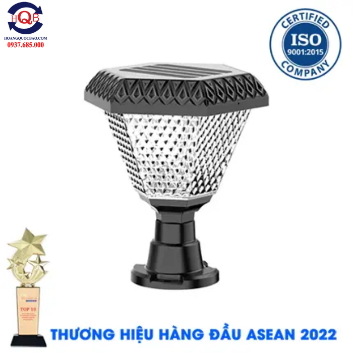 Đèn trụ cổng năng lượng mặt trời 200W