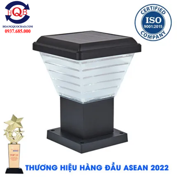 Đèn trụ công năng lượng mặt trời mới nhất 2024(2)