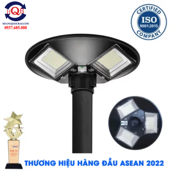 Đèn Trụ Năng Lượng Mặt Trời Sân Vườn UFO 150W